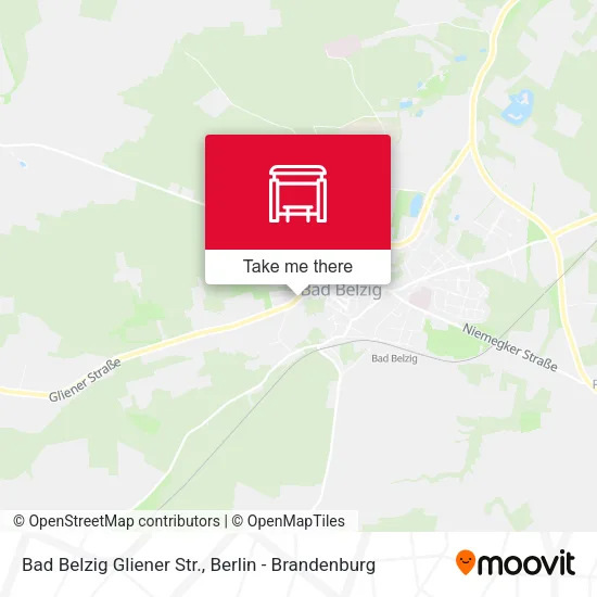 Карта Bad Belzig Gliener Str.
