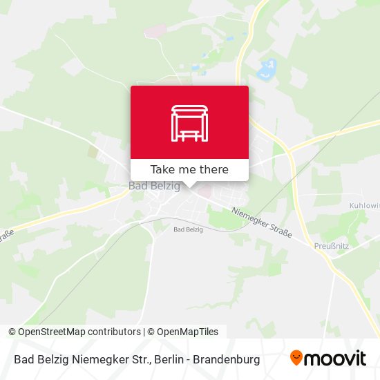 Карта Bad Belzig Niemegker Str.