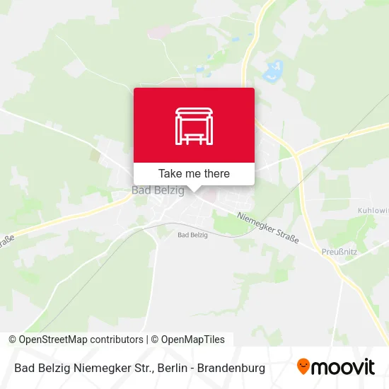 Карта Bad Belzig Niemegker Str.
