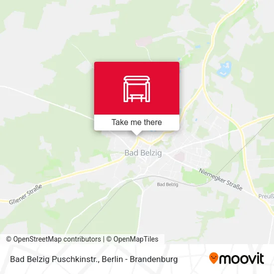 Карта Bad Belzig Puschkinstr.