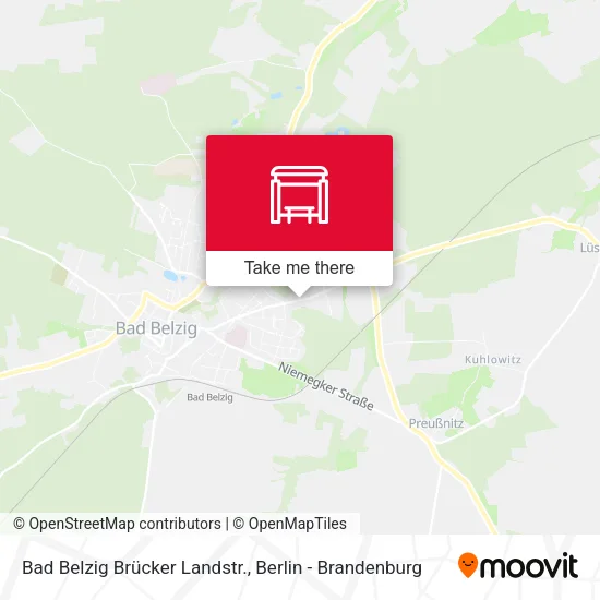 Карта Bad Belzig Brücker Landstr.