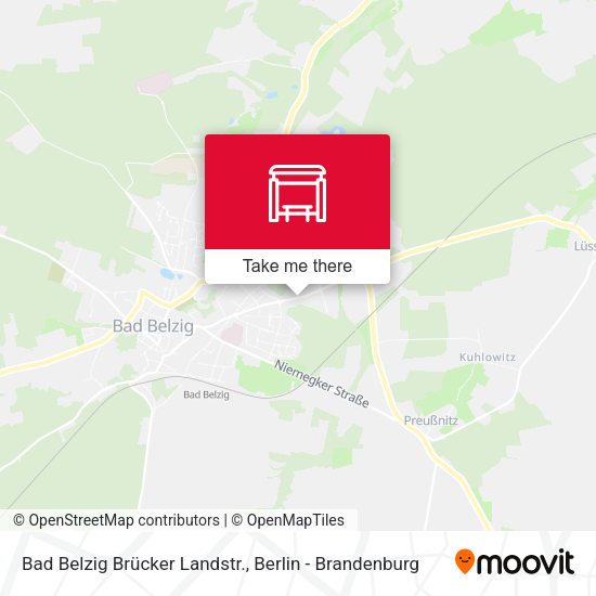 Карта Bad Belzig Brücker Landstr.