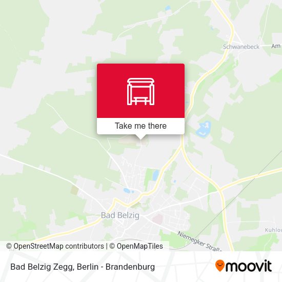 Карта Bad Belzig Zegg