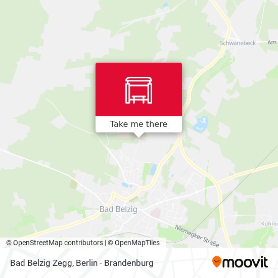 Bad Belzig Zegg map