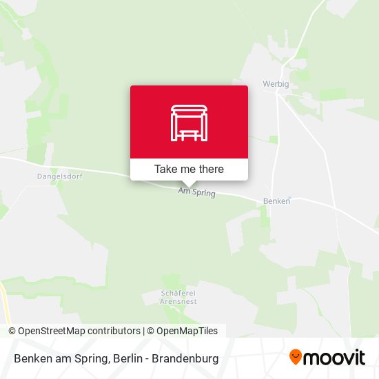 Benken am Spring map
