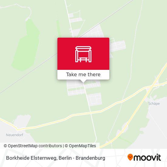Borkheide Elsternweg map