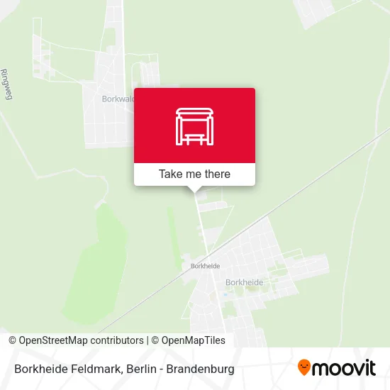Карта Borkheide Feldmark
