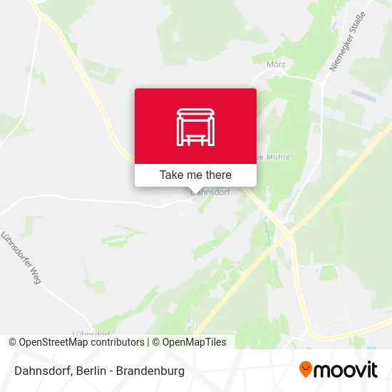 Dahnsdorf map