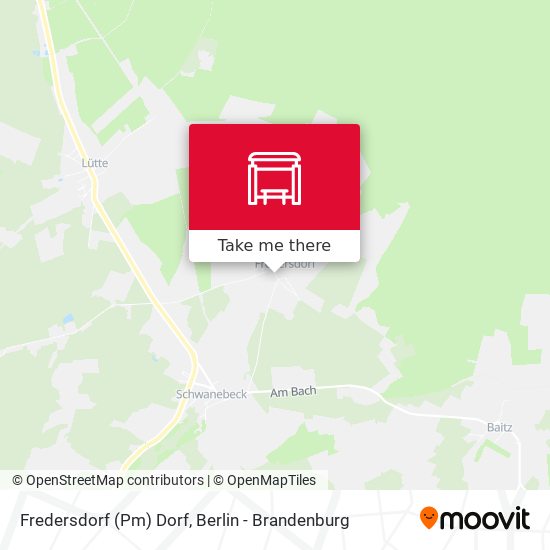 Fredersdorf (Pm) Dorf map