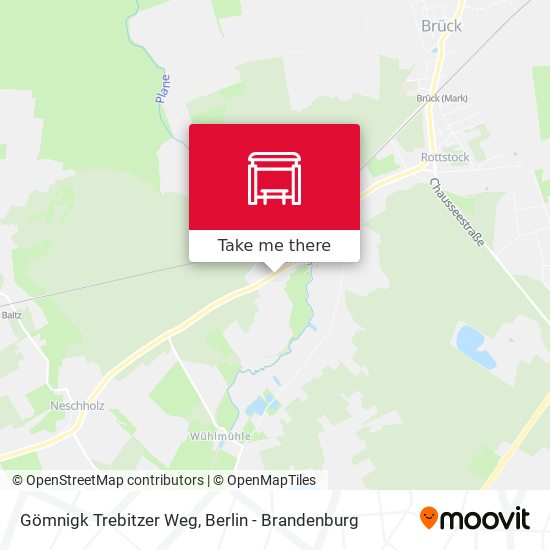 Gömnigk Trebitzer Weg map
