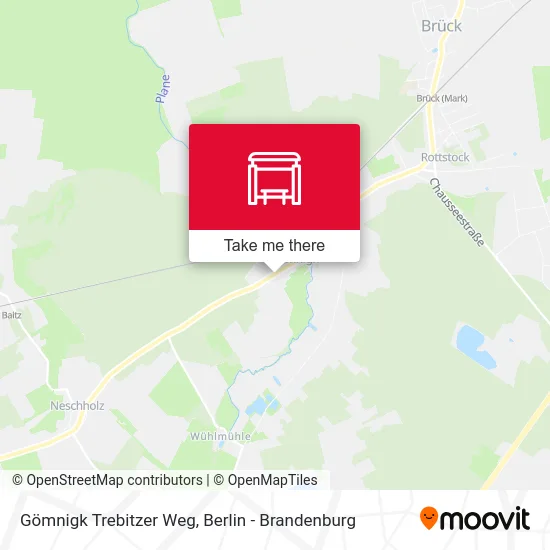 Gömnigk Trebitzer Weg map