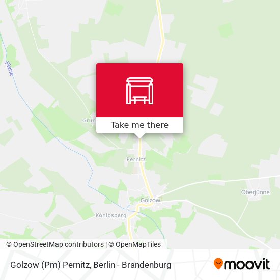 Golzow (Pm) Pernitz map