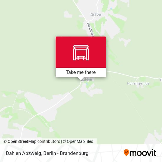 Dahlen Abzweig map