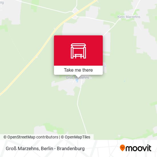 Groß Marzehns map
