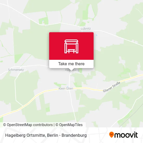 Hagelberg Ortsmitte map