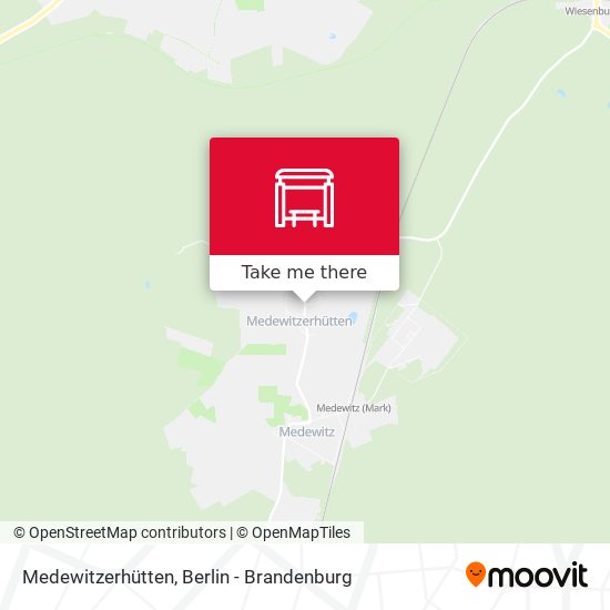 Medewitzerhütten map