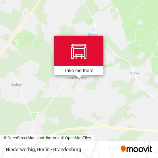 Niederwerbig map