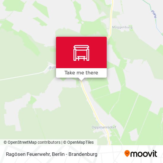 Ragösen Feuerwehr map