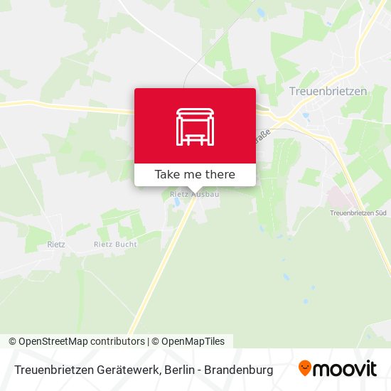Treuenbrietzen Gerätewerk map