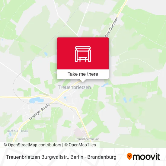 Treuenbrietzen Burgwallstr. map