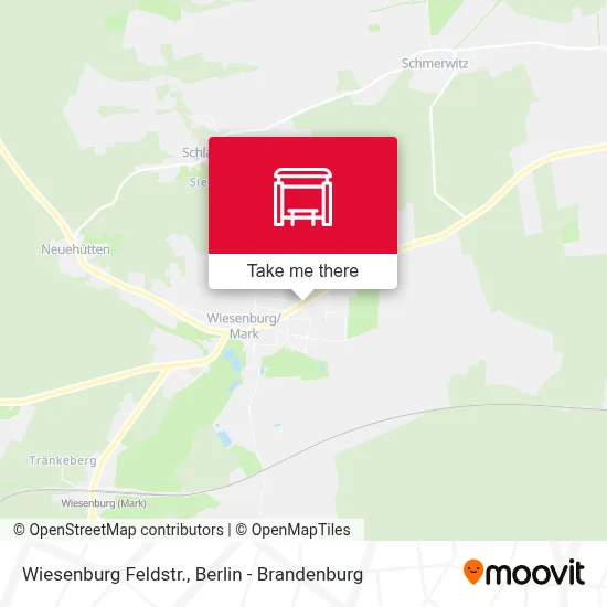 Wiesenburg  Feldstr. map