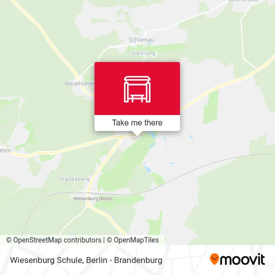 Wiesenburg Schule map