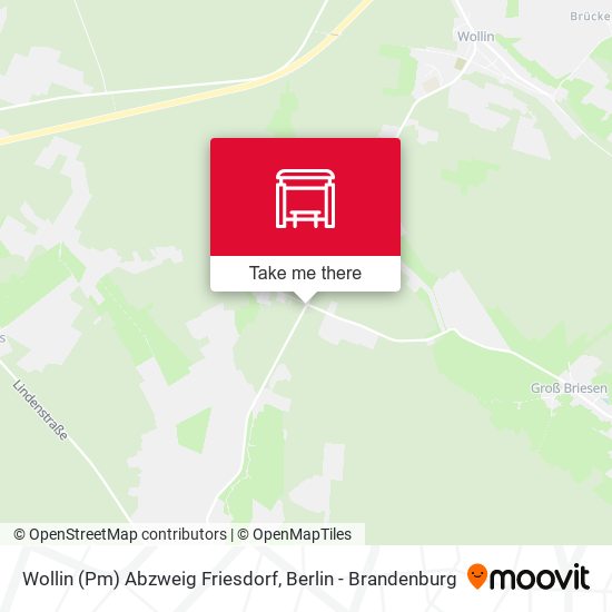 Wollin (Pm) Abzweig Friesdorf map