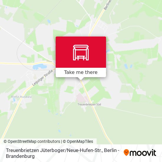 Treuenbrietzen Jüterboger / Neue-Hufen-Str. map