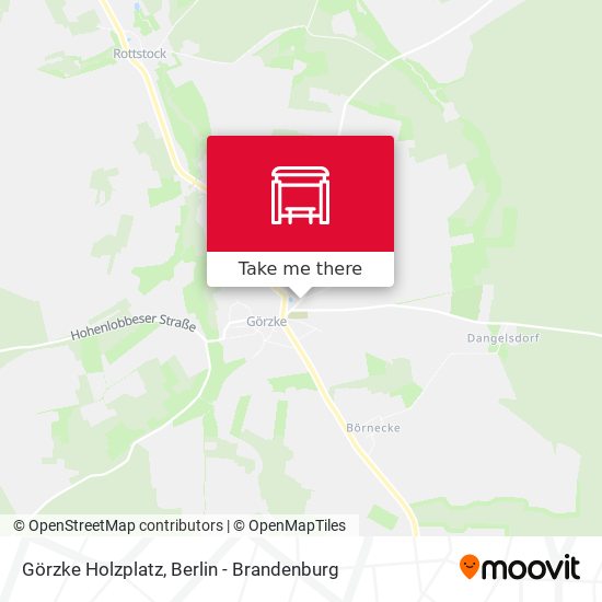 Görzke Holzplatz map