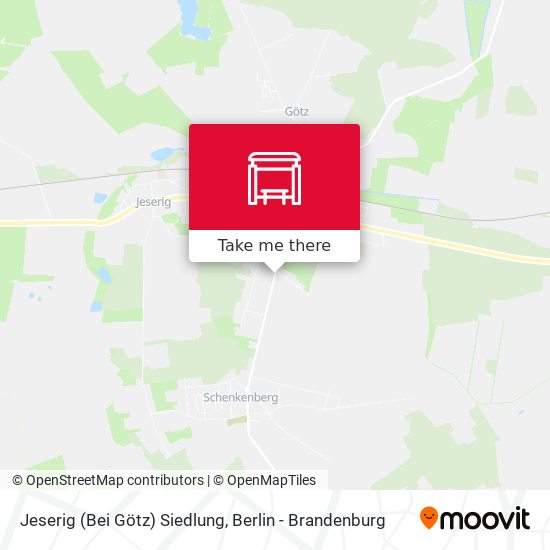 Jeserig (Bei Götz) Siedlung map
