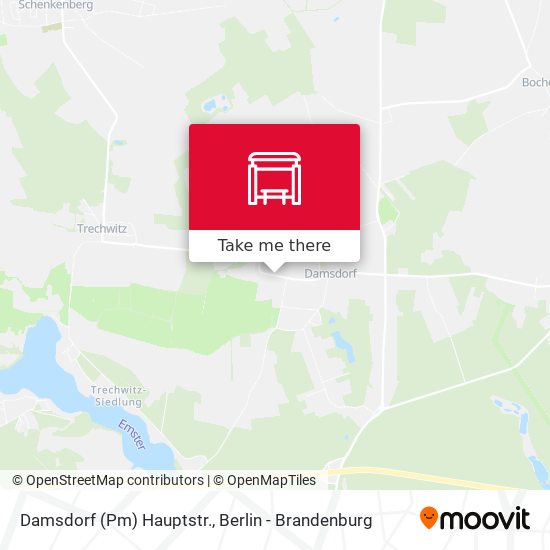 Damsdorf (Pm) Hauptstr. map