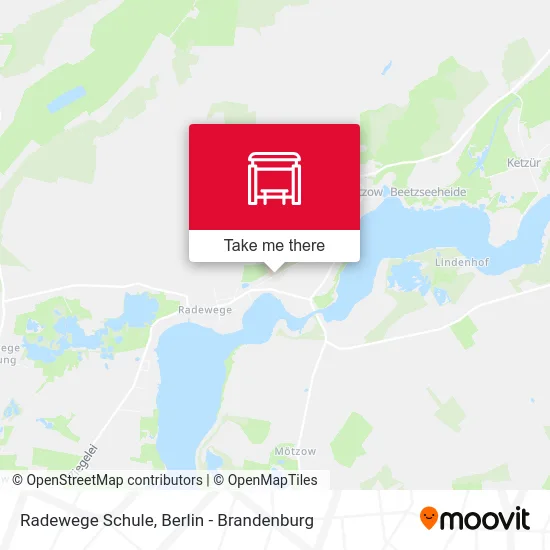 Radewege Schule map