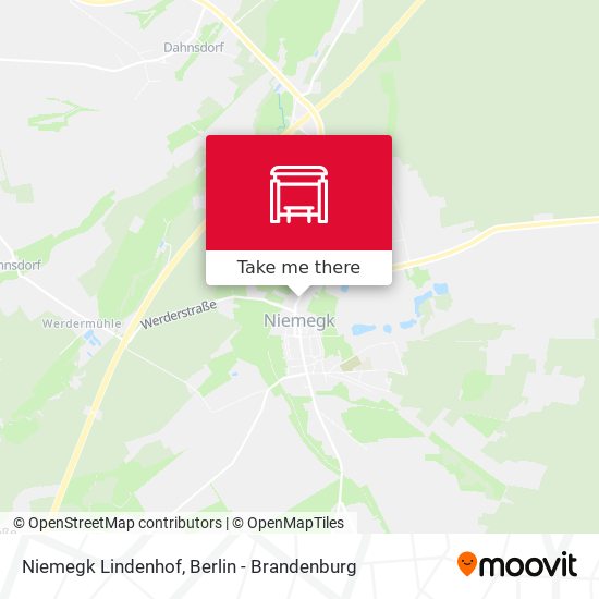 Niemegk Lindenhof map