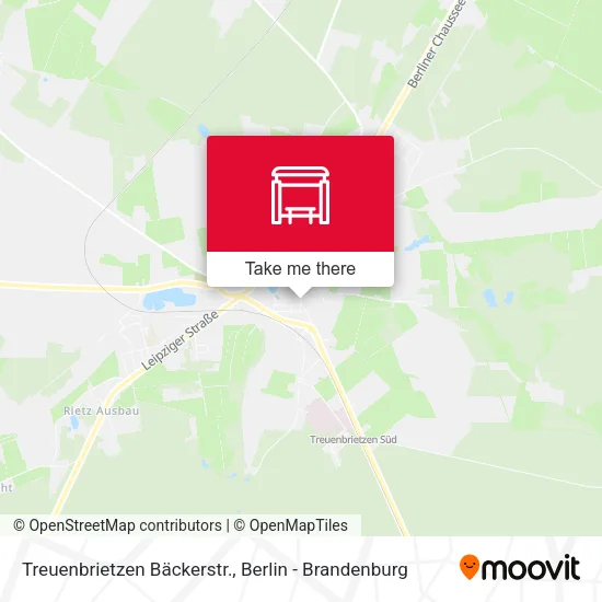 Карта Treuenbrietzen Bäckerstr.