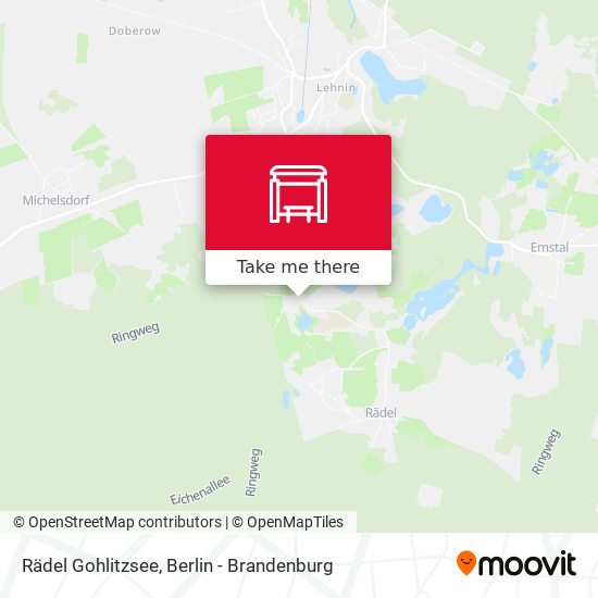Rädel Gohlitzsee map