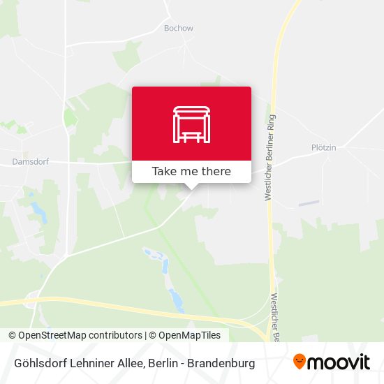 Göhlsdorf Lehniner Allee map