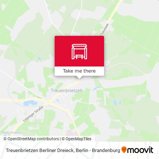 Treuenbrietzen Berliner Dreieck map