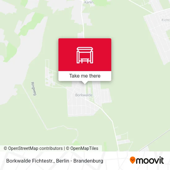 Карта Borkwalde Fichtestr.