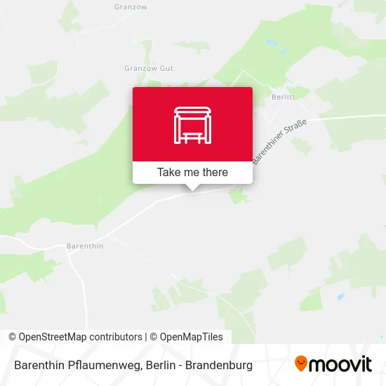 Barenthin Pflaumenweg map