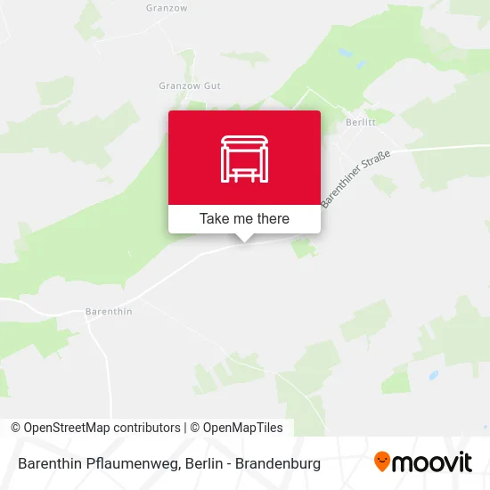 Barenthin Pflaumenweg map