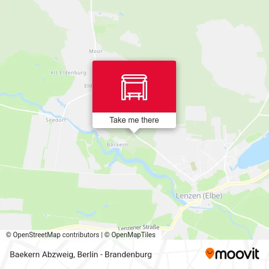 Карта Baekern Abzweig