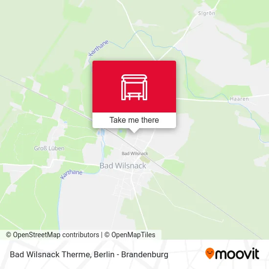 Bad Wilsnack Therme map