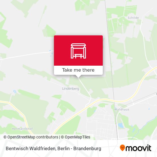 Bentwisch Waldfrieden map