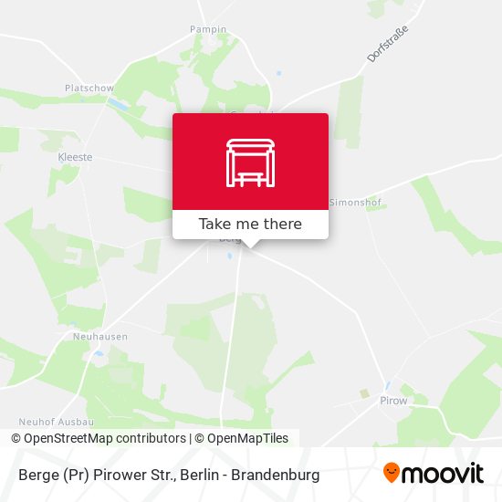 Berge (Pr) Pirower Str. map