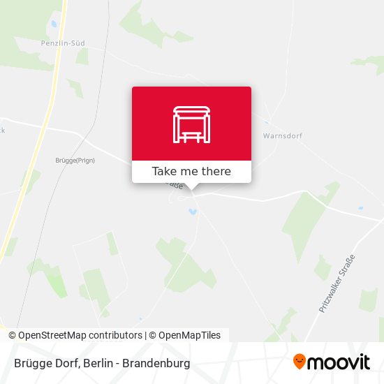 Brügge Dorf map