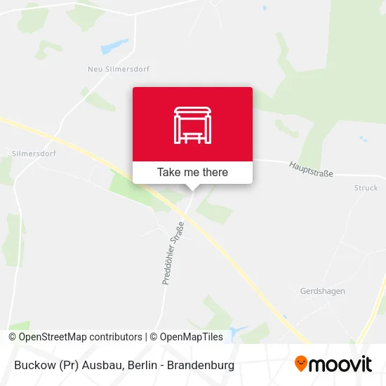 Карта Buckow (Pr) Ausbau