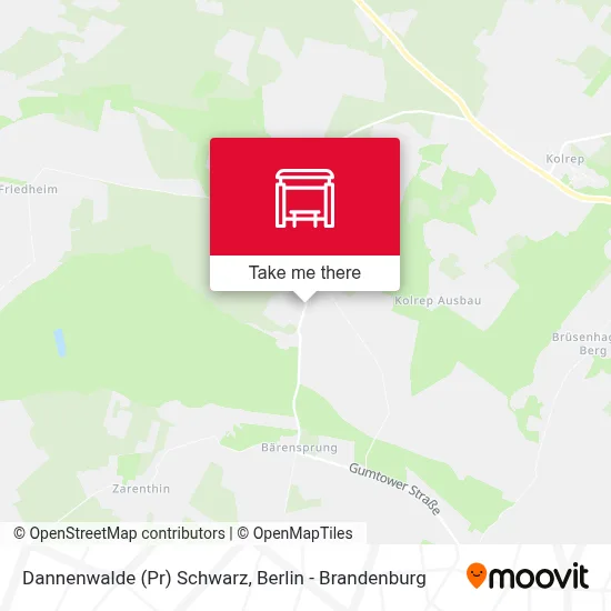 Dannenwalde (Pr) Schwarz map