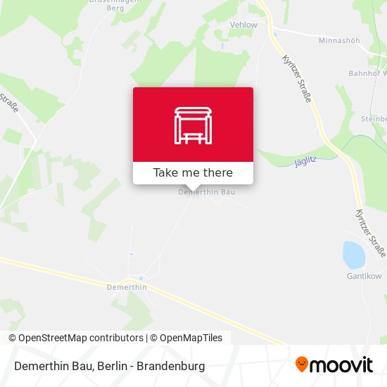 Demerthin Bau map