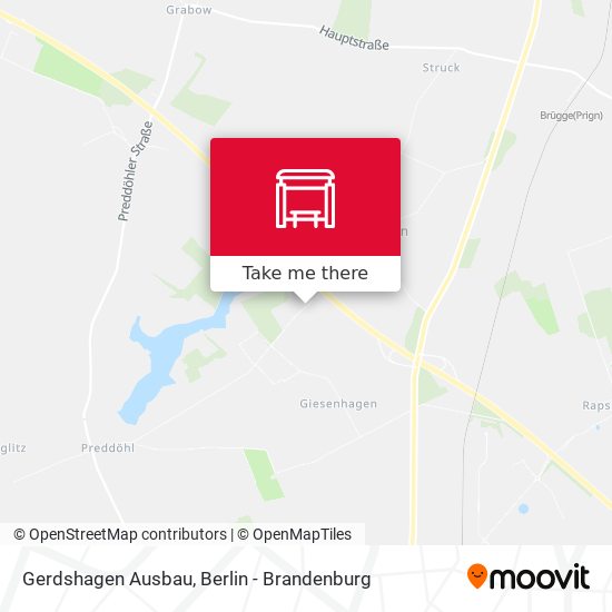 Gerdshagen Ausbau map