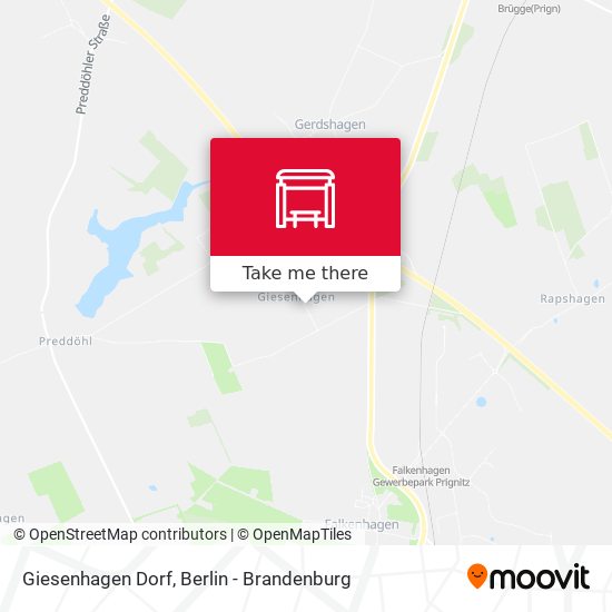 Giesenhagen Dorf map